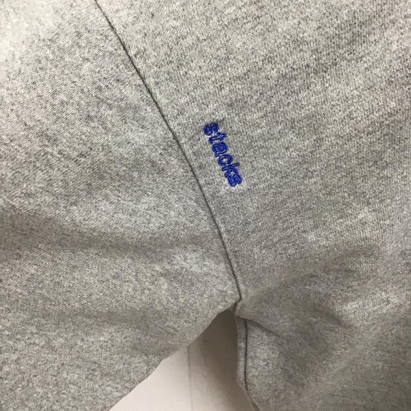 ノーティカ NAUTICA トレーナー 長袖 長袖トレーナー スウェット クルーネック プルオーバー XXL ロゴ、文字 灰 / グレー /  メンズ USED 古着 中古 10125724