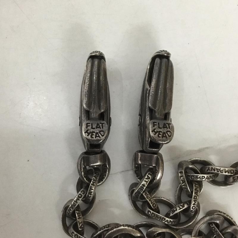 フラットヘッド The Flat Head キーチェーン、ウォレットチェーン キーチェーン、ウォレットチェーン イーグルヘッドウォレットチェーン ロゴ、文字 銀 / シルバー /  メンズ USED 古着 中古 10125729