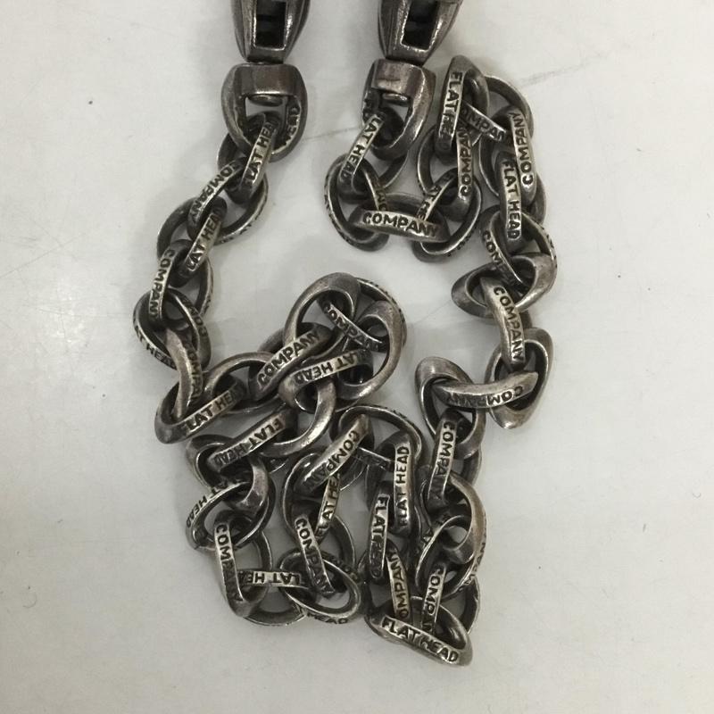 フラットヘッド The Flat Head キーチェーン、ウォレットチェーン キーチェーン、ウォレットチェーン イーグルヘッドウォレットチェーン ロゴ、文字 銀 / シルバー /  メンズ USED 古着 中古 10125729