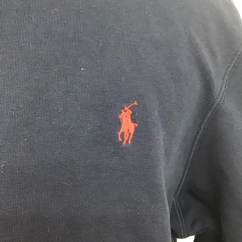 ポロラルフローレン POLO RALPH LAUREN ジャケット、上着 ジャケット、ブレザー ジップアップジャケット サイドライン スウェットジャケット L ロゴ、文字 紺 / ネイビー /  メンズ USED 古着 中古 10125732