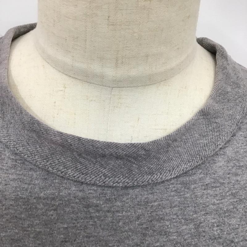 ヤマネ YAMANE Tシャツ 半袖 半袖カットソー クルーネックカットソー プリントTシャツ 40 ロゴ、文字 灰 / グレー /  メンズ USED 古着 中古 10125739