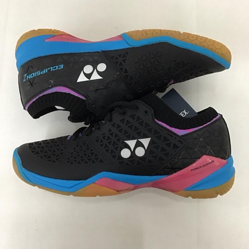 ヨネックス YONEX カジュアルシューズ カジュアルシューズ SHBELSZ バドミントンシューズ ユニセックス パワークッション エクリプションＺ 23.0cm 無地 黒 / ブラック / X マルチカラー / マルチカラー /  レディース USED 古着 中古 10125758