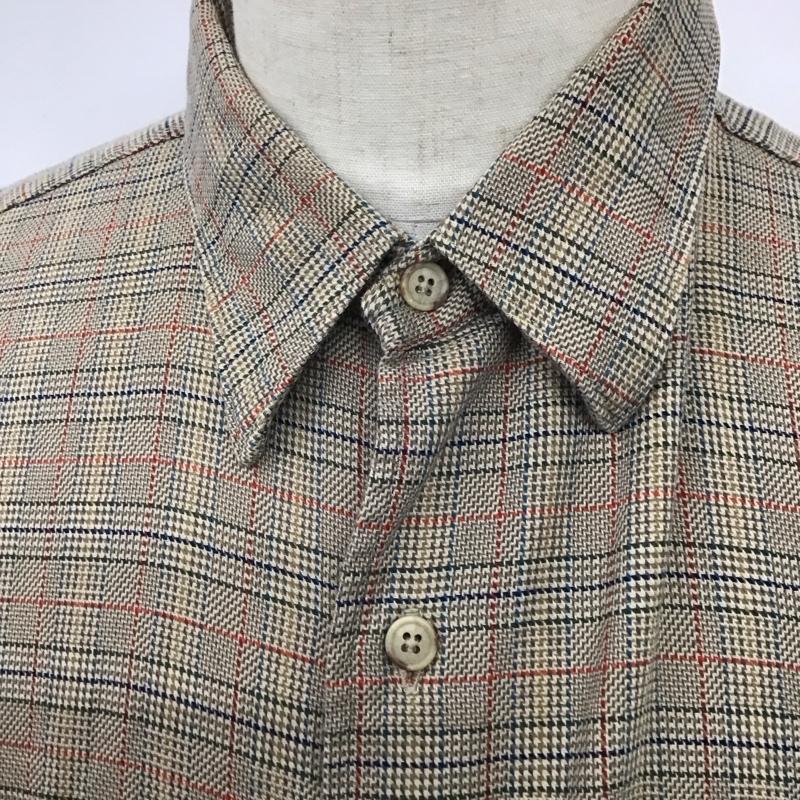 ポールスチュアート PAUL STUART シャツ、ブラウス 長袖 長袖シャツ チェックシャツ カラーシャツ L チェック マルチカラー / マルチカラー /  メンズ USED 古着 中古 10125768