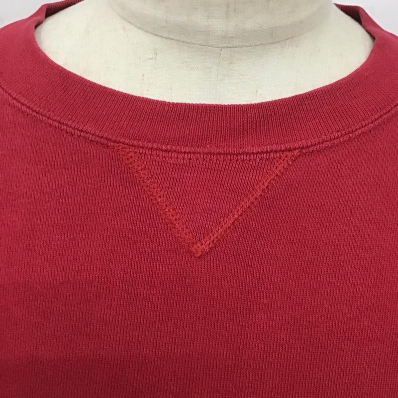 エルエルビーン L.L.Bean トレーナー 長袖 90s russellathletic トレーナー 長袖スウェット ヴィンテージ 古着 S 無地 赤 / レッド /  メンズ USED 古着 中古 10125771