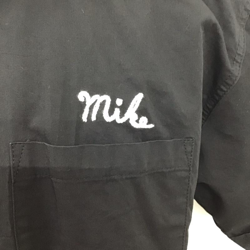 バッカーズ Backers シャツ、ブラウス 半袖 半袖シャツ 刺繍シャツ ポケットシャツ M ロゴ、文字 黒 / ブラック /  メンズ USED 古着 中古 10125779