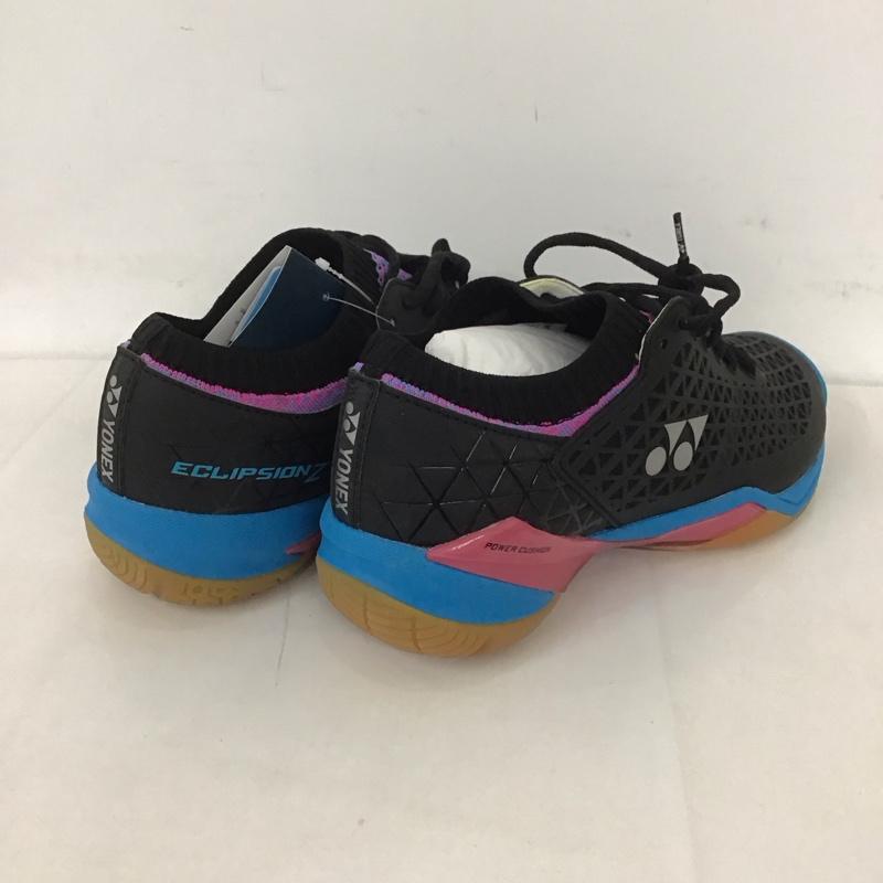 ヨネックス YONEX カジュアルシューズ カジュアルシューズ SHBELSZ バドミントンシューズ ユニセックス パワークッション エクリプションＺ 24.5cm 無地 黒 / ブラック / X マルチカラー / マルチカラー /  レディース USED 古着 中古 10125795