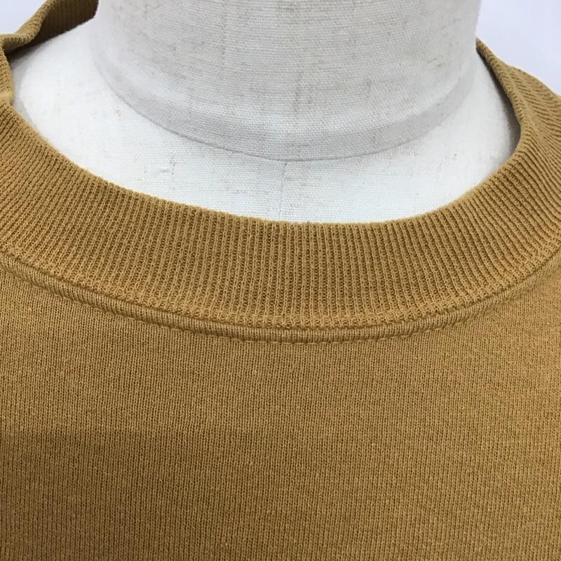 ジャージーズ JERZEES トレーナー 長袖 スウェット 裏起毛 L ワンポイント キャメル / キャメル /  メンズ USED 古着 中古 10125802