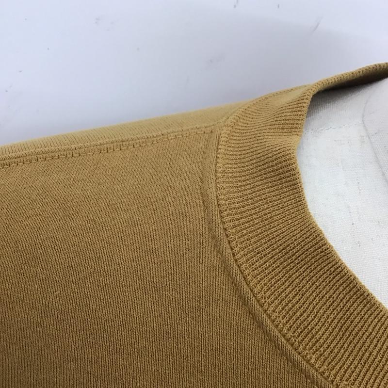 ジャージーズ JERZEES トレーナー 長袖 スウェット 裏起毛 L ワンポイント キャメル / キャメル /  メンズ USED 古着 中古 10125802