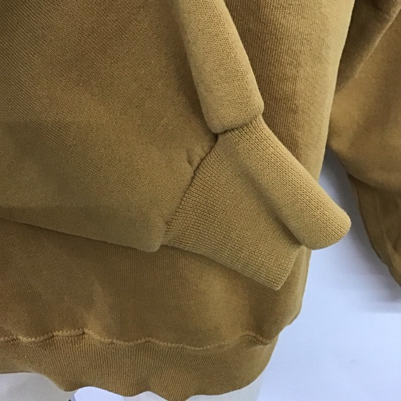 ジャージーズ JERZEES トレーナー 長袖 スウェット 裏起毛 L ワンポイント キャメル / キャメル /  メンズ USED 古着 中古 10125802