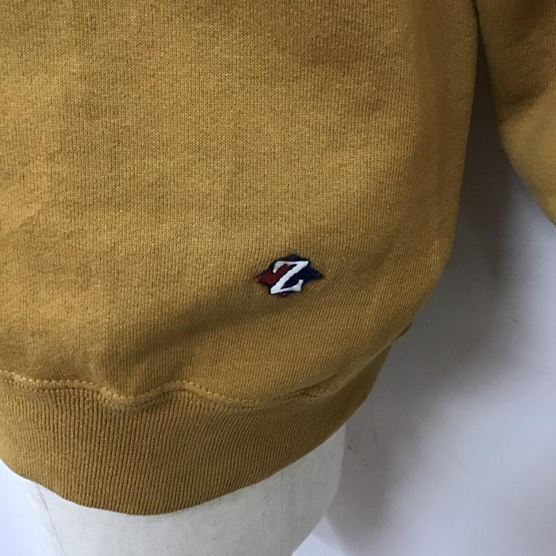 ジャージーズ JERZEES トレーナー 長袖 スウェット 裏起毛 L ワンポイント キャメル / キャメル /  メンズ USED 古着 中古 10125802