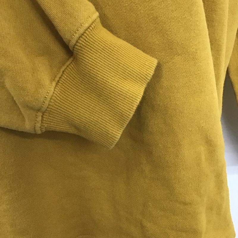 ジムマスター gym master トレーナー 長袖 g421704 スウェットビッグTee 長袖スウェット クルーネック XL プリント 黄 / イエロー /  メンズ USED 古着 中古 10125806