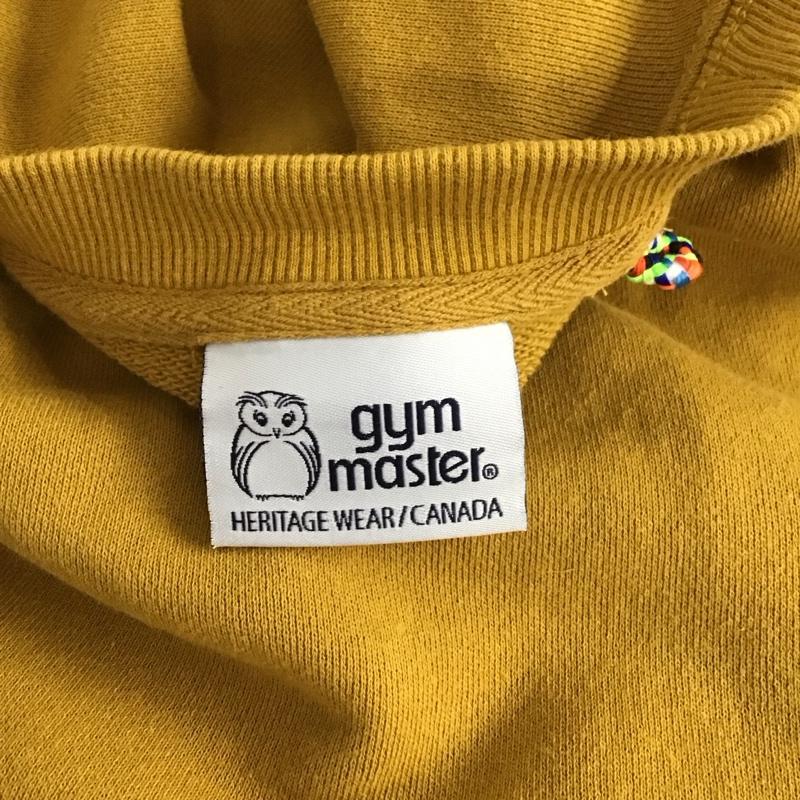ジムマスター gym master トレーナー 長袖 g421704 スウェットビッグTee 長袖スウェット クルーネック XL プリント 黄 / イエロー /  メンズ USED 古着 中古 10125806