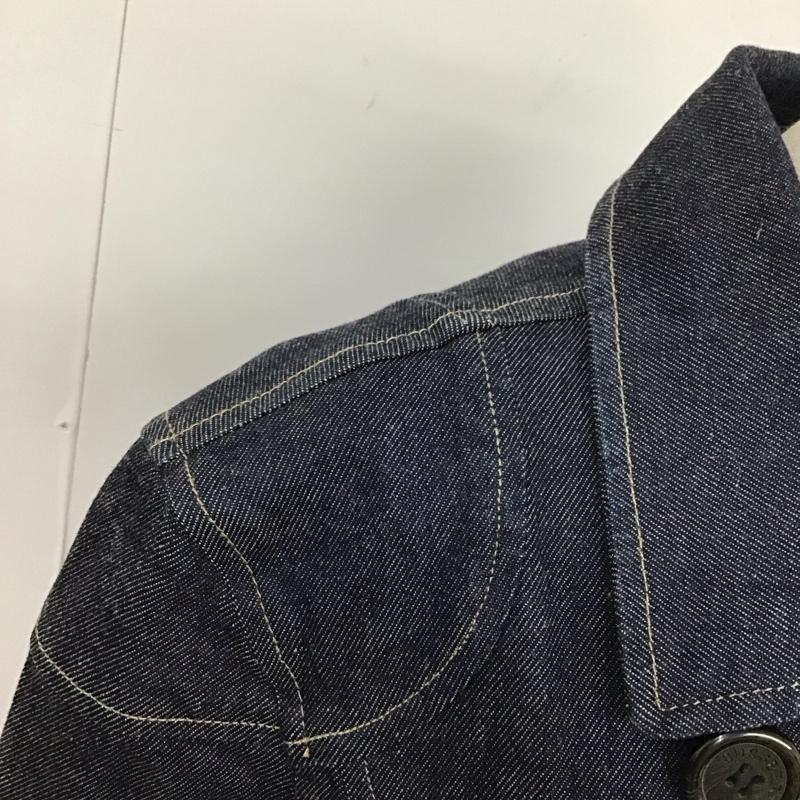 バーバリーロンドン Burberry London ジャケット、上着 ジャケット、ブレザー デニム イタリア製 UK10 USA8 無地 インディゴ / インディゴ /  レディース USED 古着 中古 10125819