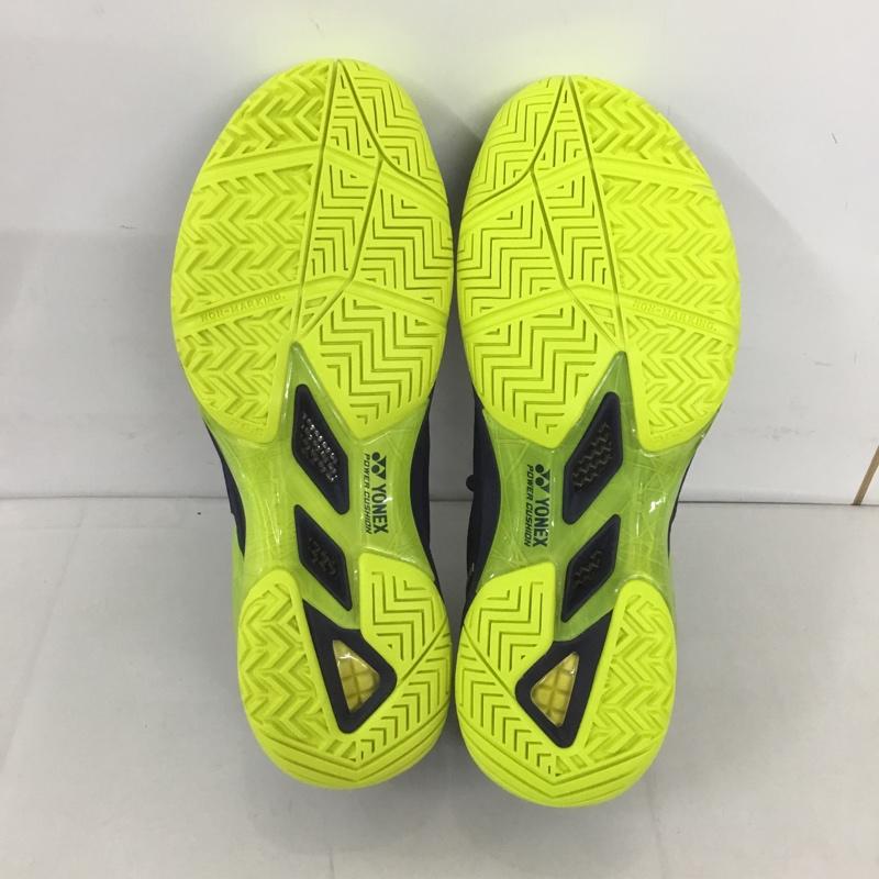 ヨネックス YONEX カジュアルシューズ カジュアルシューズ テニスシューズ POWER CUSHION ECLIPSION2 M AC オールコート用 SHTE2MAC-761 27.5cm 無地 黄 / イエロー / X 紺 / ネイビー /  メンズ USED 古着 中古 10125847