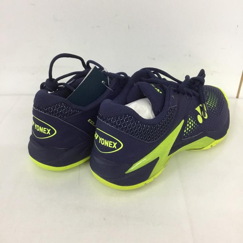 ヨネックス YONEX カジュアルシューズ カジュアルシューズ テニスシューズ POWER CUSHION ECLIPSION2 M AC オールコート用 SHTE2MAC-761 26.5cm 無地 黄 / イエロー / X 紺 / ネイビー /  メンズ USED 古着 中古 10125849