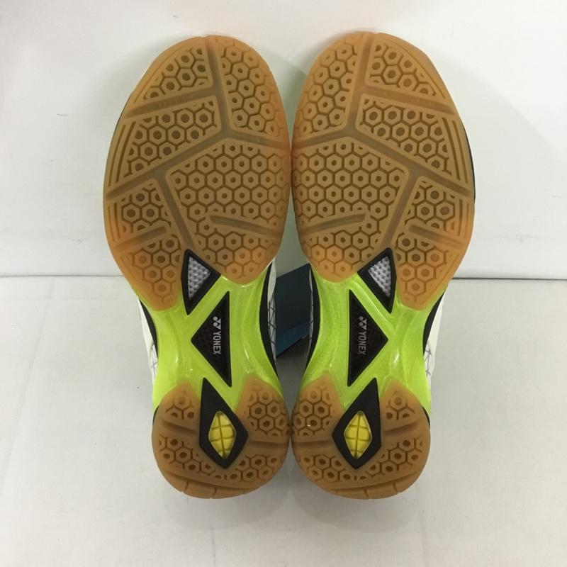 ヨネックス YONEX カジュアルシューズ カジュアルシューズ パワークッション エクリプションＺ ミッド バドミントンシューズ/POWERCUSHION/YONEX(SHBELSZMD) 141 25.0cm 無地 白 / ホワイト / X 黒 / ブラック /  メンズ USED 古着 中古 10125861