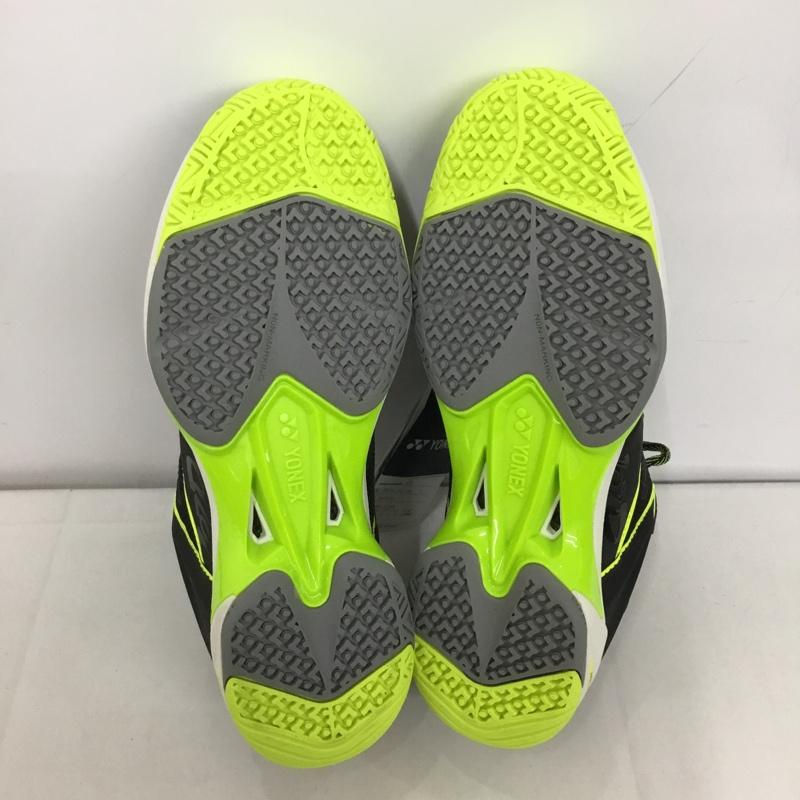 ヨネックス YONEX カジュアルシューズ カジュアルシューズ SHT107D パワークッション POWER CUSHION 107D テニス 23.0cm 無地 黒 / ブラック / X 黄 / イエロー /  レディース USED 古着 中古 10125874