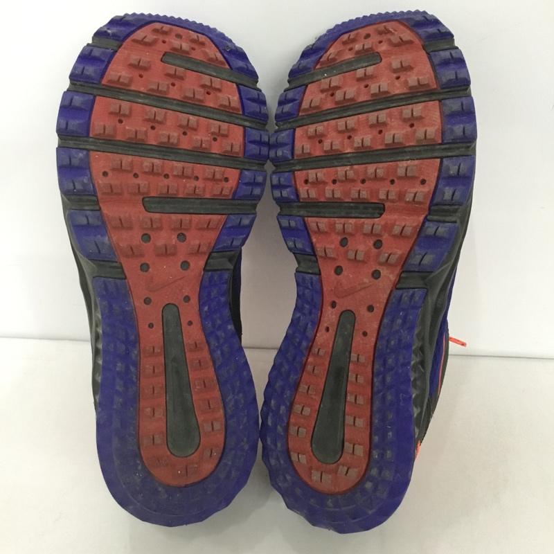 ナイキ NIKE スニーカー スニーカー 642833-014 WILD TRAIL ランニングシューズ 26cm 26.0cm ロゴ、文字 黒 / ブラック / X 紺 / ネイビー / X 赤 / レッド /  メンズ USED 古着 中古 10125901
