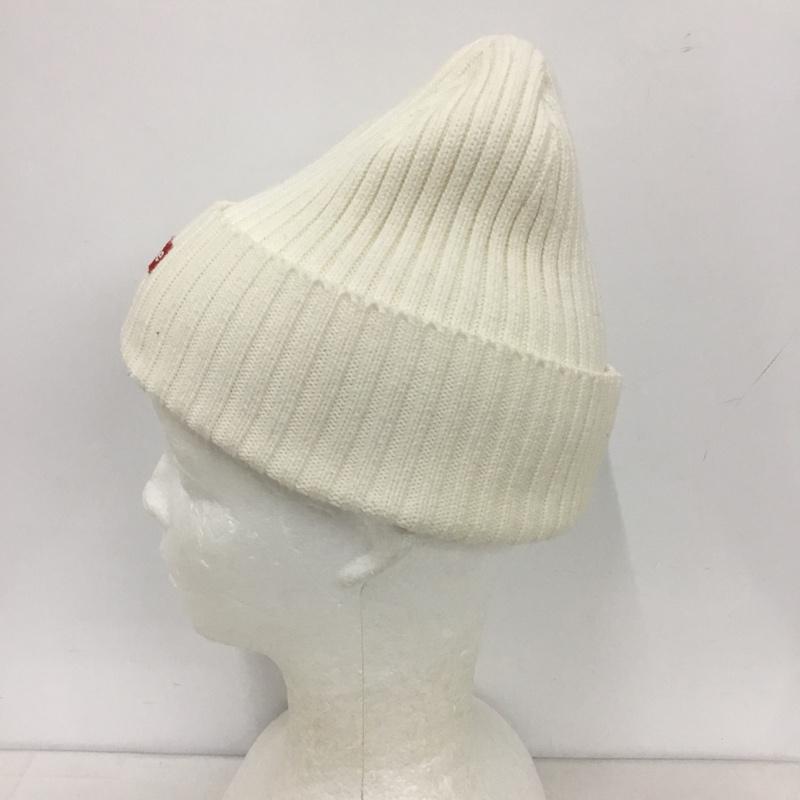 シュプリーム Supreme 帽子 ニット帽 Small Box Logo Beanie コットン ロゴ、文字 白 / ホワイト /  メンズ USED 古着 中古 10125902
