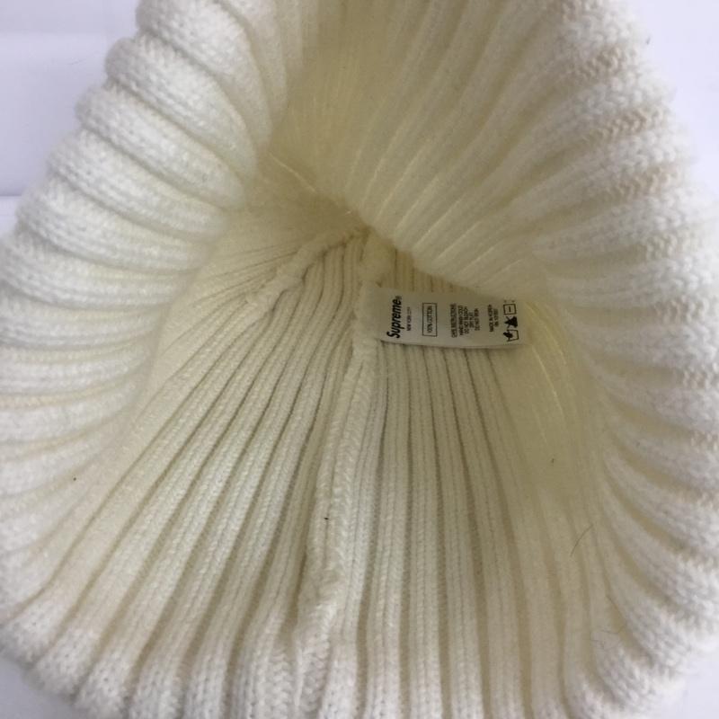 シュプリーム Supreme 帽子 ニット帽 Small Box Logo Beanie コットン ロゴ、文字 白 / ホワイト /  メンズ USED 古着 中古 10125902