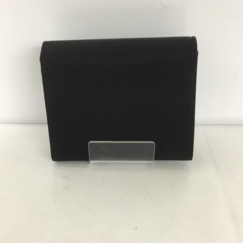 プラダ PRADA 財布 コンパクト財布 1M0176 3つ折り財布 箱有 ナイロン ロゴ、文字 黒 / ブラック /  レディース USED 古着 中古 10125903