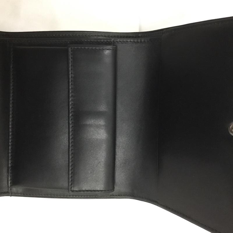 プラダ PRADA 財布 コンパクト財布 1M0170 3つ折り財布 箱有 ロゴ、文字 黒 / ブラック /  レディース USED 古着 中古 10125909
