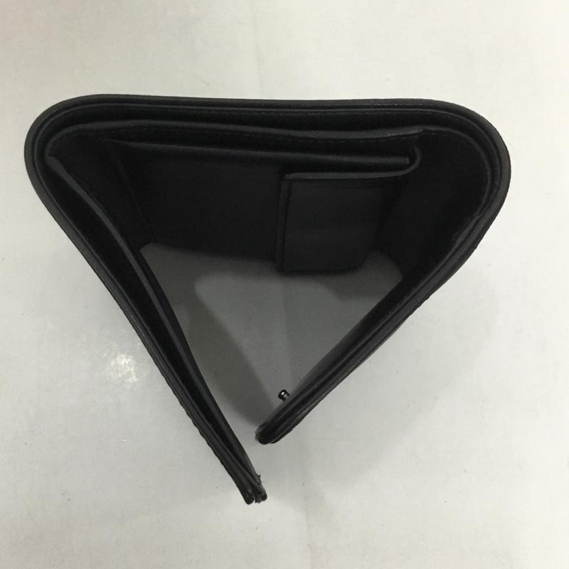 プラダ PRADA 財布 コンパクト財布 1M0170 三つ折り財布 箱有 ロゴ、文字 黒 / ブラック /  レディース USED 古着 中古 10125912