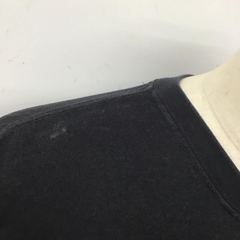 モンベル mont-bell Tシャツ 半袖 2104801 KAMICOT 半袖カットソー クルーネックカットソー L ロゴ、文字 黒 / ブラック /  メンズ USED 古着 中古 10125924