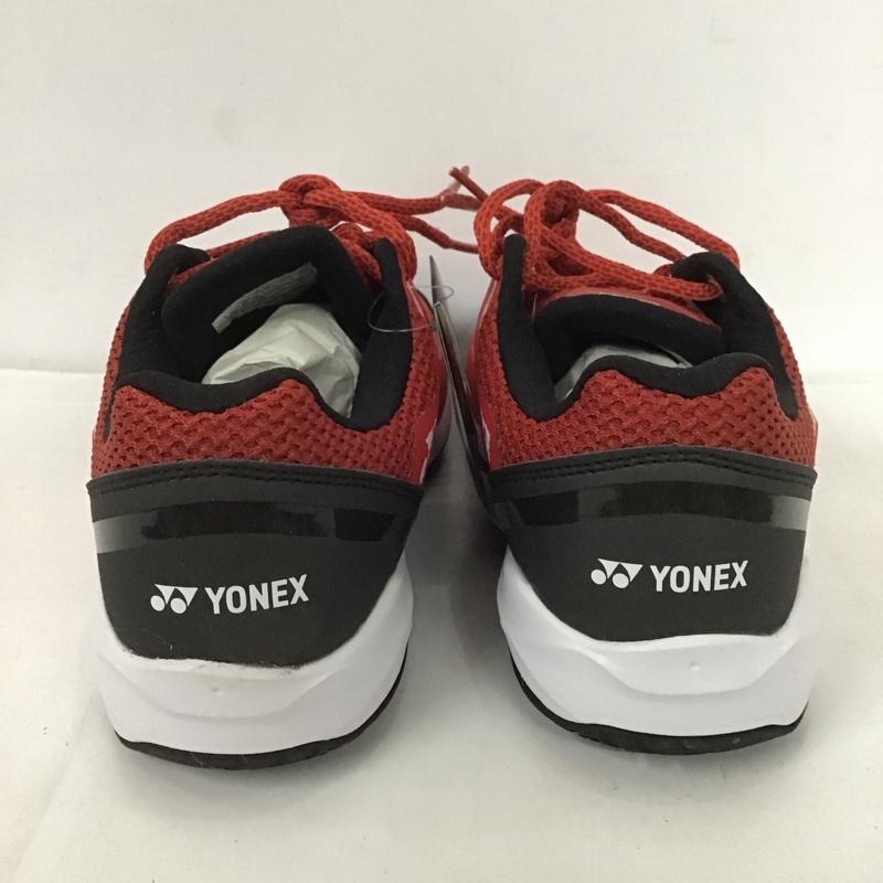 ヨネックス YONEX カジュアルシューズ カジュアルシューズ テニスシューズ パワークッション ソニケージワイド GC オムニ・クレーコート用 SONICAGE WIDE GC SHTSWGC 25.5cm 無地 赤 / レッド /  メンズ USED 古着 中古 10125946