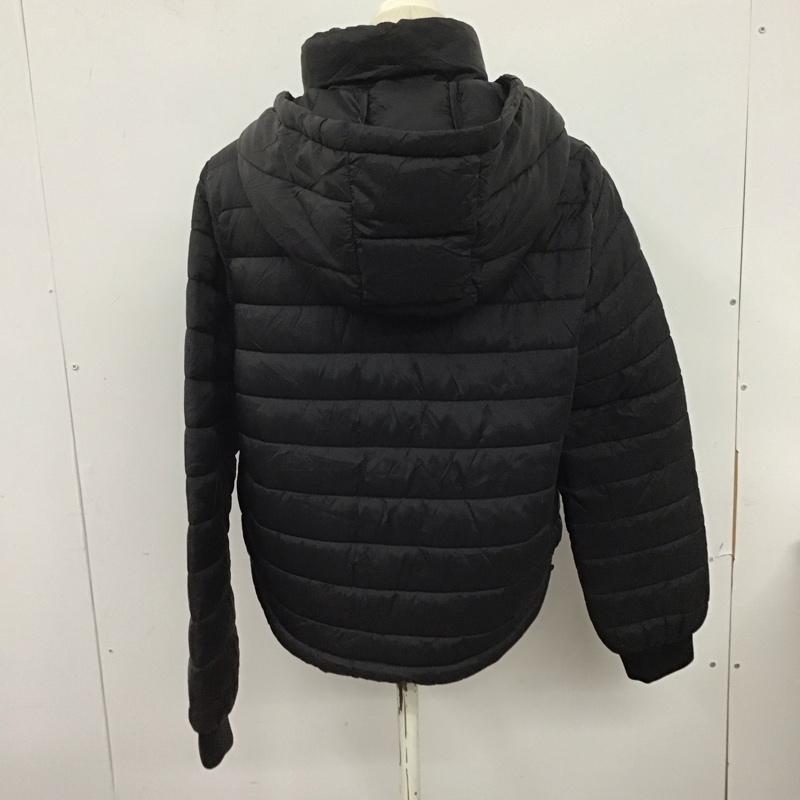 ザラ ZARA ジャケット、上着 ダウンジャケット パーカージャケット ダウン アウター L 無地 黒 / ブラック /  レディース USED 古着 中古 10125947