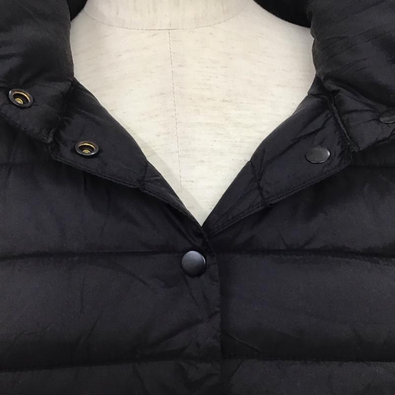 ザラ ZARA ジャケット、上着 ダウンジャケット パーカージャケット ダウン アウター L 無地 黒 / ブラック /  レディース USED 古着 中古 10125947