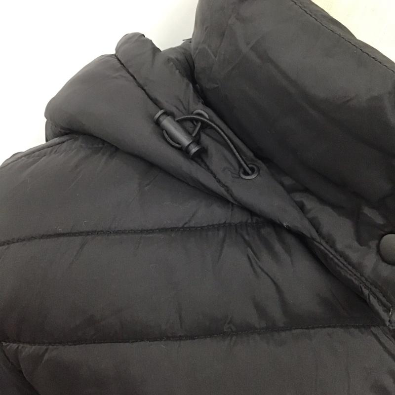 ザラ ZARA ジャケット、上着 ダウンジャケット パーカージャケット ダウン アウター L 無地 黒 / ブラック /  レディース USED 古着 中古 10125947