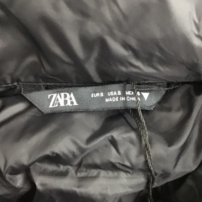 ザラ ZARA ジャケット、上着 ジャケット、ブレザー ダウンジャケット アウター ジップアップジャケット S 無地 黒 / ブラック /  レディース USED 古着 中古 10125949
