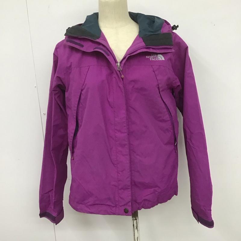ザノースフェイス THE NORTH FACE ジャケット、上着 ジャケット、ブレザー npw61240 ナイロンジャケット パーカージャケット ジップアップジャケット L ロゴ、文字 紫 / パープル /  レディース USED 古着 中古 10125952