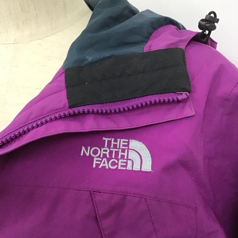 ザノースフェイス THE NORTH FACE ジャケット、上着 ジャケット、ブレザー npw61240 ナイロンジャケット パーカージャケット ジップアップジャケット L ロゴ、文字 紫 / パープル /  レディース USED 古着 中古 10125952