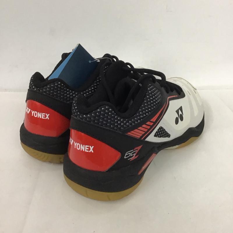 ヨネックス YONEX カジュアルシューズ カジュアルシューズ POWER CUSHION 65Z パワークッション65Z SHB65Z バドミントンシューズ 25.5cm 無地 白 / ホワイト / X 黒 / ブラック / X 赤 / レッド /  メンズ USED 古着 中古 10125953