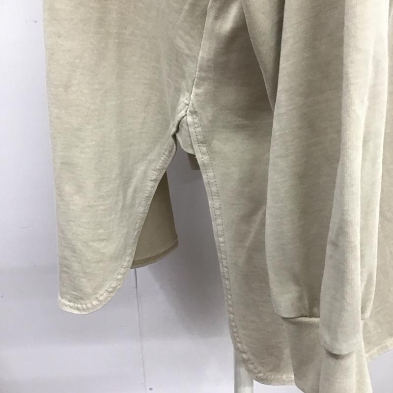 ジーナシス JEANASIS ワンピース ロングスカート 長袖ロングワンピース クルーネック FREE 無地 ベージュ / ベージュ /  レディース USED 古着 中古 10125965