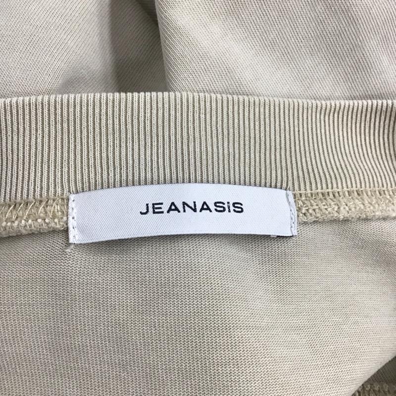 ジーナシス JEANASIS ワンピース ロングスカート 長袖ロングワンピース クルーネック FREE 無地 ベージュ / ベージュ /  レディース USED 古着 中古 10125965