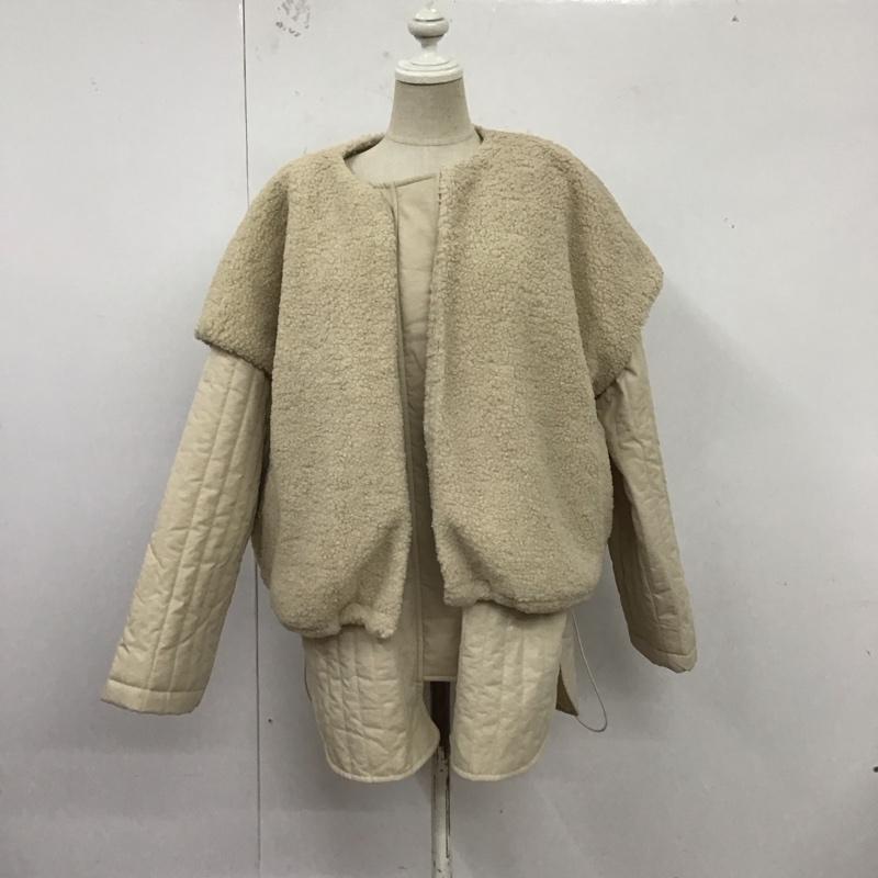 アズール AZUL セットアップ セットアップ 250eab30-253i 3WAYBOAJACKET セットアップ 2点セット S 無地 アイボリー / アイボリー /  レディース USED 古着 中古 10125967