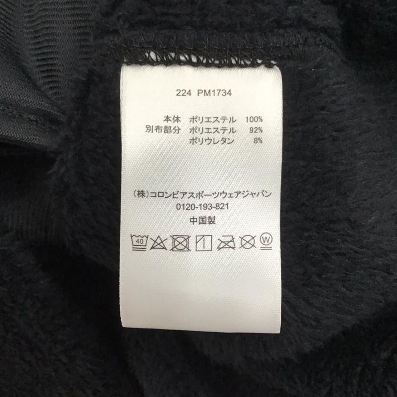 コロンビア Columbia ジャケット、上着 ジャケット、ブレザー ジップアップジャケット フリースジャケット L ロゴ、文字 黒 / ブラック /  メンズ USED 古着 中古 10125969