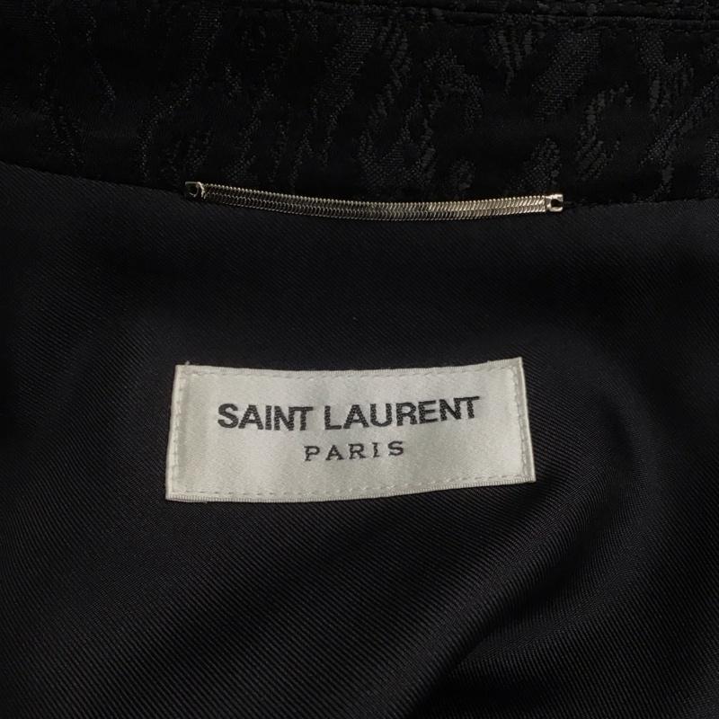 サンローラン SAINTLAURENT ジャケット、上着 ジャケット、ブレザー KIMONO　JKT　ジャガードキモノジャケット 総柄 黒 / ブラック /  メンズ USED 古着 中古 10125970