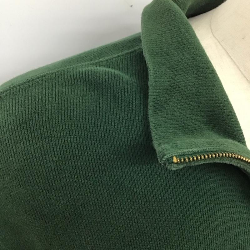 ポロバイラルフローレン Polo by RALPH LAUREN トレーナー 長袖 長袖トレーナー スウェット スタンドネック プルオーバー L ロゴ、文字 緑 / グリーン /  メンズ USED 古着 中古 10125972