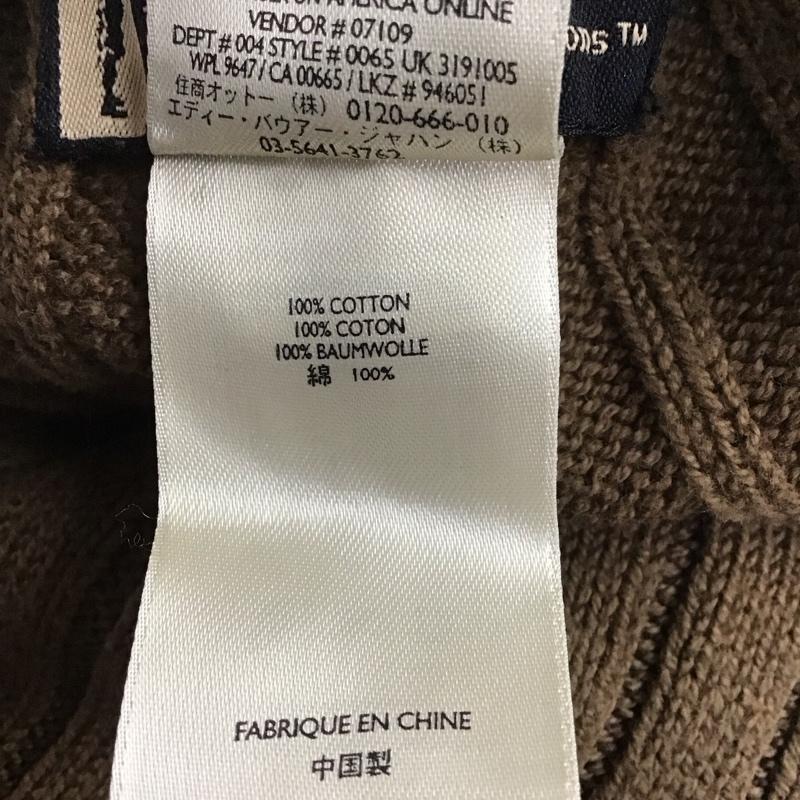 エディーバウアー Eddie Bauer ニット、セーター 長袖 長袖ニットカットソー クルーネック セーター コマンドセーター 90s 00s legend M 無地 カーキ / カーキ /  メンズ USED 古着 中古 10125980
