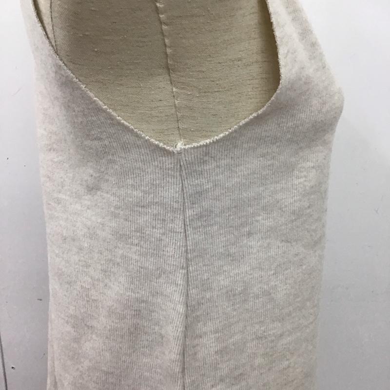 ザラ ZARA ベスト ベスト ニットベスト ノースリーブカットソー タートルネック S 無地 ベージュ / ベージュ /  レディース USED 古着 中古 10125986