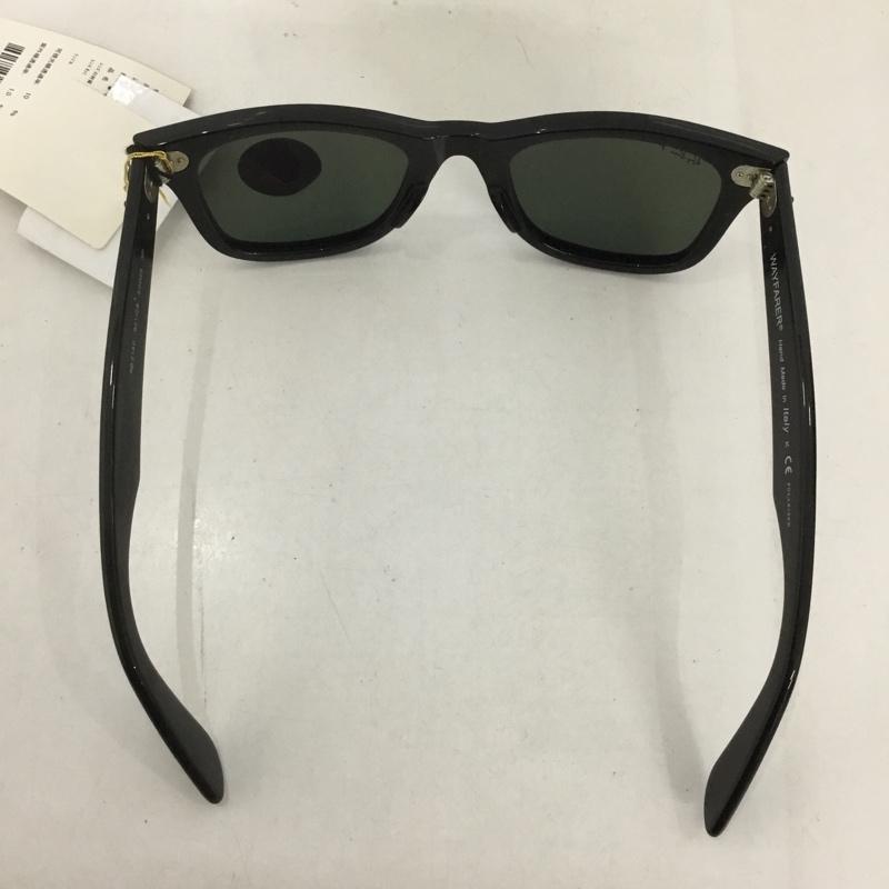 レイバン Ray-Ban めがね・サングラス サングラス RB2140 WAYFARER カラーレンズ ケース付き polarized 偏光サングラス ロゴ、文字 黒 / ブラック /  メンズ USED 古着 中古 10125992