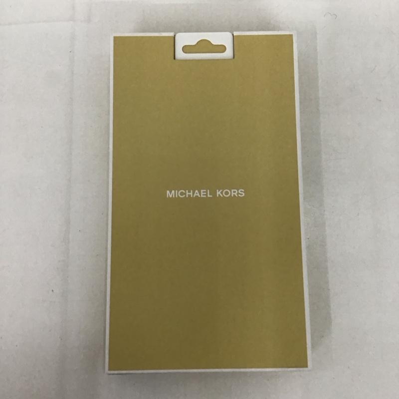 マイケルコース MICHAEL KORS ファッション小物 ファッション小物 MKSTBRWWPIP2261 Slim Wrap Case Stripe iPhoneケース iPhone 14 ロゴ、文字 茶 / ブラウン /  レディース USED 古着 中古 10125995