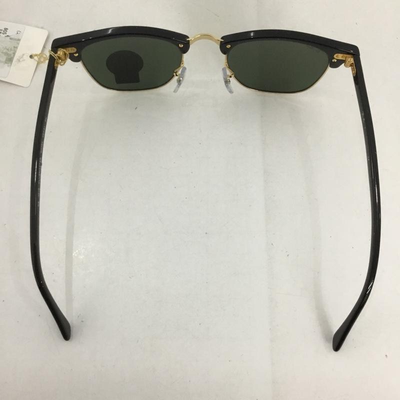 レイバン Ray-Ban めがね・サングラス サングラス RB3016 CLUBMASTER CLASSIC カラーレンズ 箱有 ロゴ、文字 黒 / ブラック /  メンズ USED 古着 中古 10125996