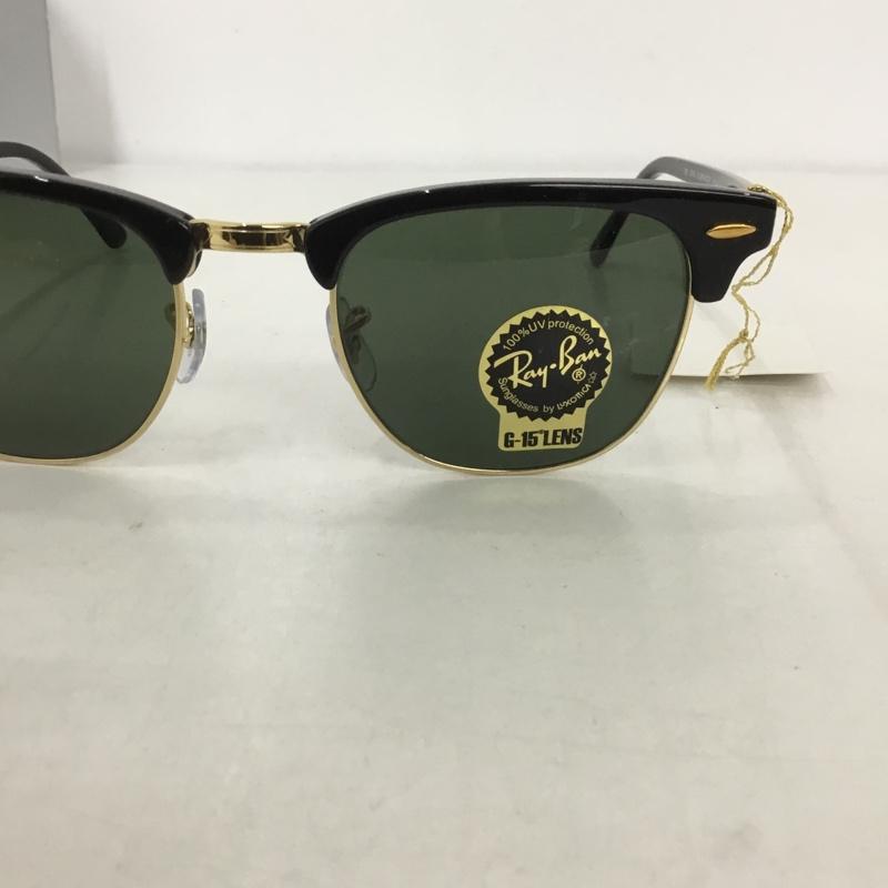 レイバン Ray-Ban めがね・サングラス サングラス RB3016 CLUBMASTER CLASSIC カラーレンズ 箱有 ロゴ、文字 黒 / ブラック /  メンズ USED 古着 中古 10125996