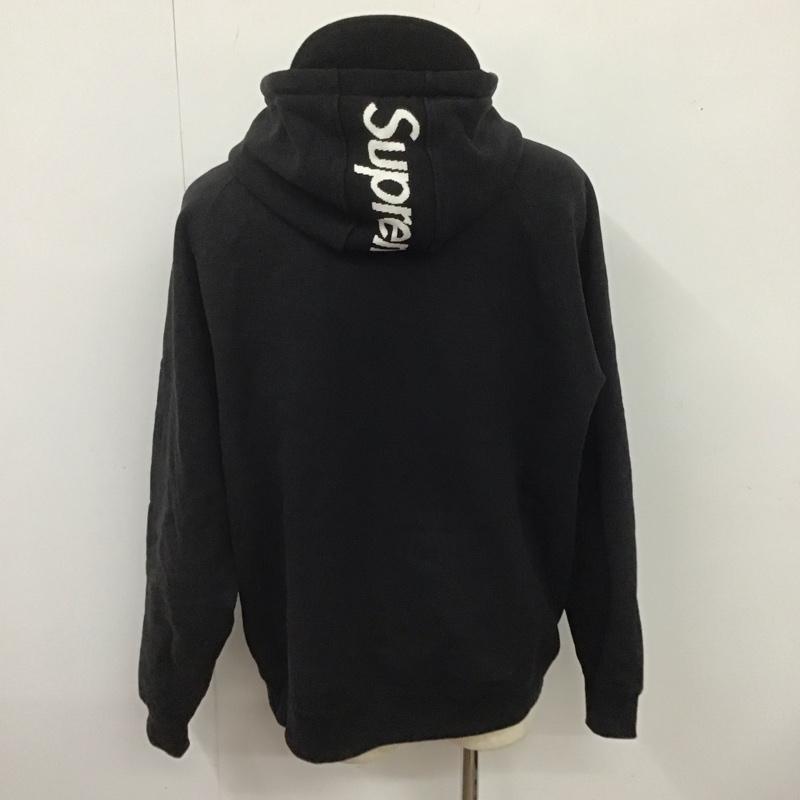 シュプリーム Supreme パーカー 長袖 fw22 BrimZipUpHoodedSweatshirt ジップアップパーカー XL ロゴ、文字 黒 / ブラック /  メンズ USED 古着 中古 10126009