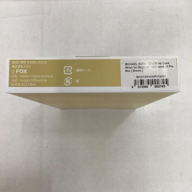 マイケルコース MICHAEL KORS ファッション小物 ファッション小物 MKSTBRWWPIP2267 iPhoneケース iPhone 14 Pro MAX ロゴ、文字 茶 / ブラウン /  レディース USED 古着 中古 10126025